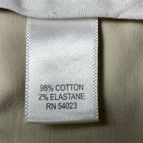 Tommy Bahama Women’s Kakhi Pants size 6 Stretch welt pocket pre-loved - Picture 8 of 16